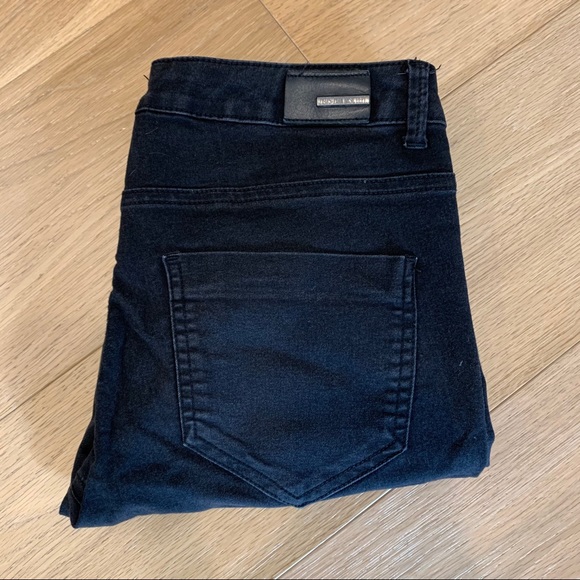 Zara mid rise biker denim - Picture 3 of 4